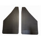 No Drill  Specific Design Front Mud Flaps For The 2020+ GMC 2500/3500 Pickups With Black-Powder Coated Stainless Steel Weights Pre-Installed - 12"W X 20.5"H