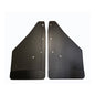 No Drill  Specific Design Front Mud Flaps For The 2021+ Ford F150 Pickups With Black-Powder Coated Stainless Steel Weights Pre-Installed - 12"W X 20.5"H