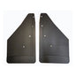 No Drill  Specific Design Front Mud Flaps For The 19-24 (non ZR2) Chevrolet 1500 Pickups With Black-Powder Coated Stainless Steel Weights Pre-Installed - 12"W X 20.5"H