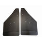 No Drill  Specific Design Rear Mud Flaps For The 19-24 (non ZR2) Chevrolet 1500 Pickups With Black-Powder Coated Stainless Steel Weights Pre-Installed - 12"W X 20.5"H