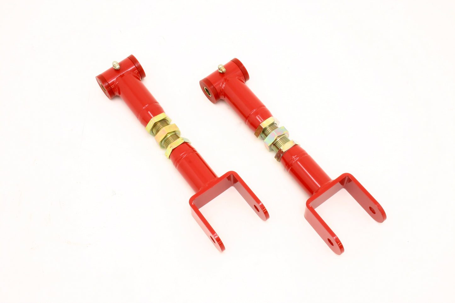 BMR Suspension - Upper Control Arms DOM On-car Adjustable Poly Bushings Extended Length - UTCA002R