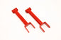 BMR Suspension - Upper Control Arms DOM Non-adjustable Polyurethane Bushings Extended Length - UTCA003R