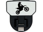 CARR  - 183152 - HD Universal Hitch Step; Fits 2 In. Receiver; Black; Dirt Bike; Single