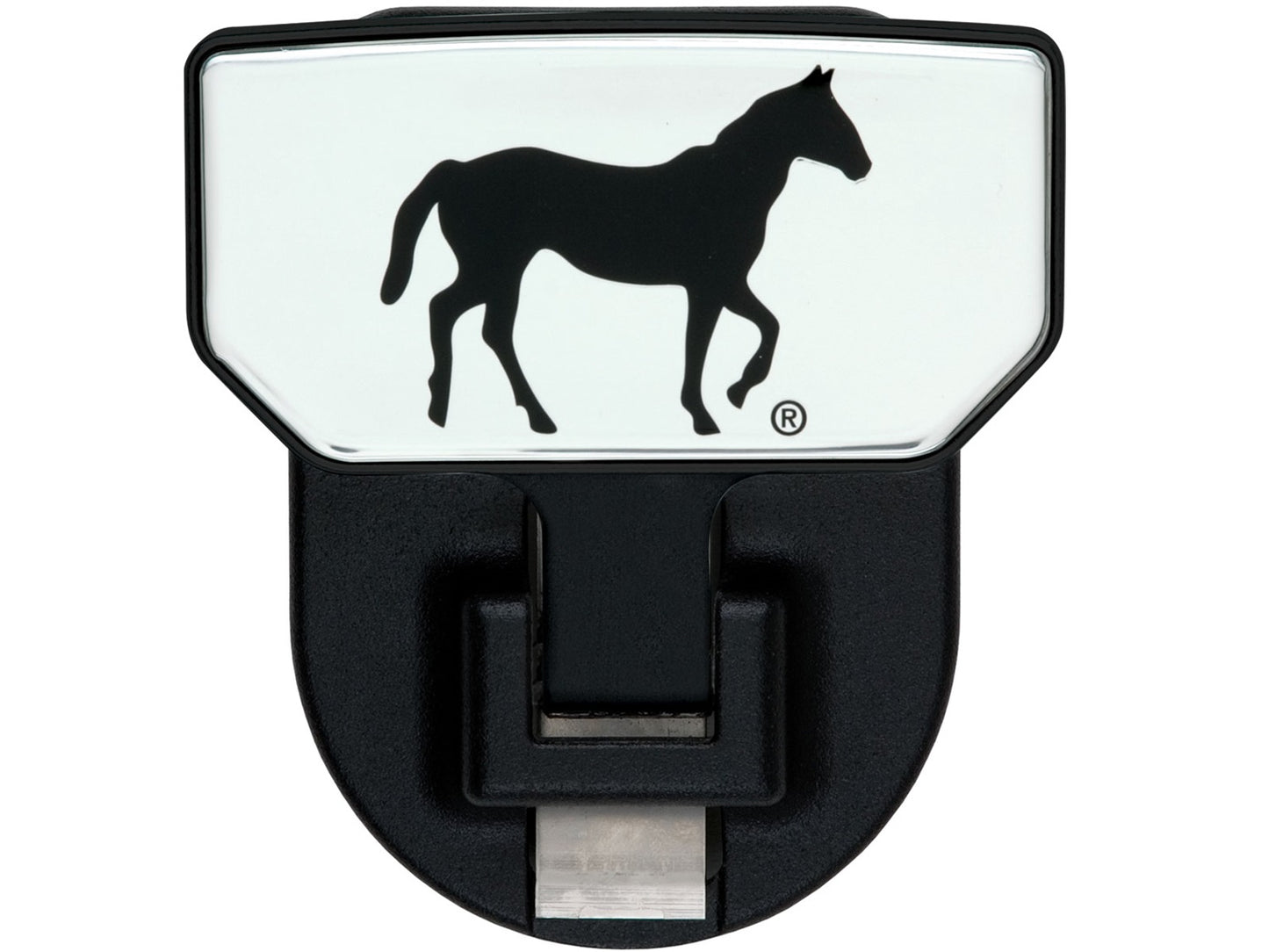 CARR  - 183042 - HD Universal Hitch Step; Fits 2 In. Receiver; Black; Horse; Single