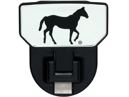 CARR  - 183042 - HD Universal Hitch Step; Fits 2 In. Receiver; Black; Horse; Single