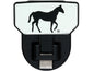 CARR  - 183042 - HD Universal Hitch Step; Fits 2 In. Receiver; Black; Horse; Single