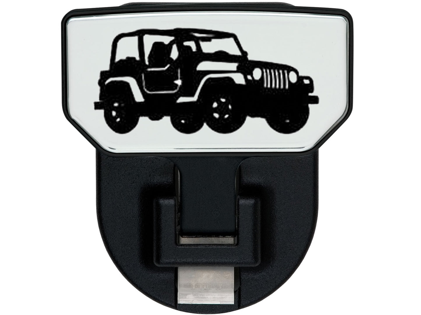 CARR  - 183182 - HD Universal Hitch Step; Fits 2 In. Receiver; Black; Jeep; Single