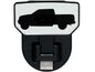 CARR  - 183172 - HD Universal Hitch Step; Fits 2 In. Receiver; Black; Pick-up; Single