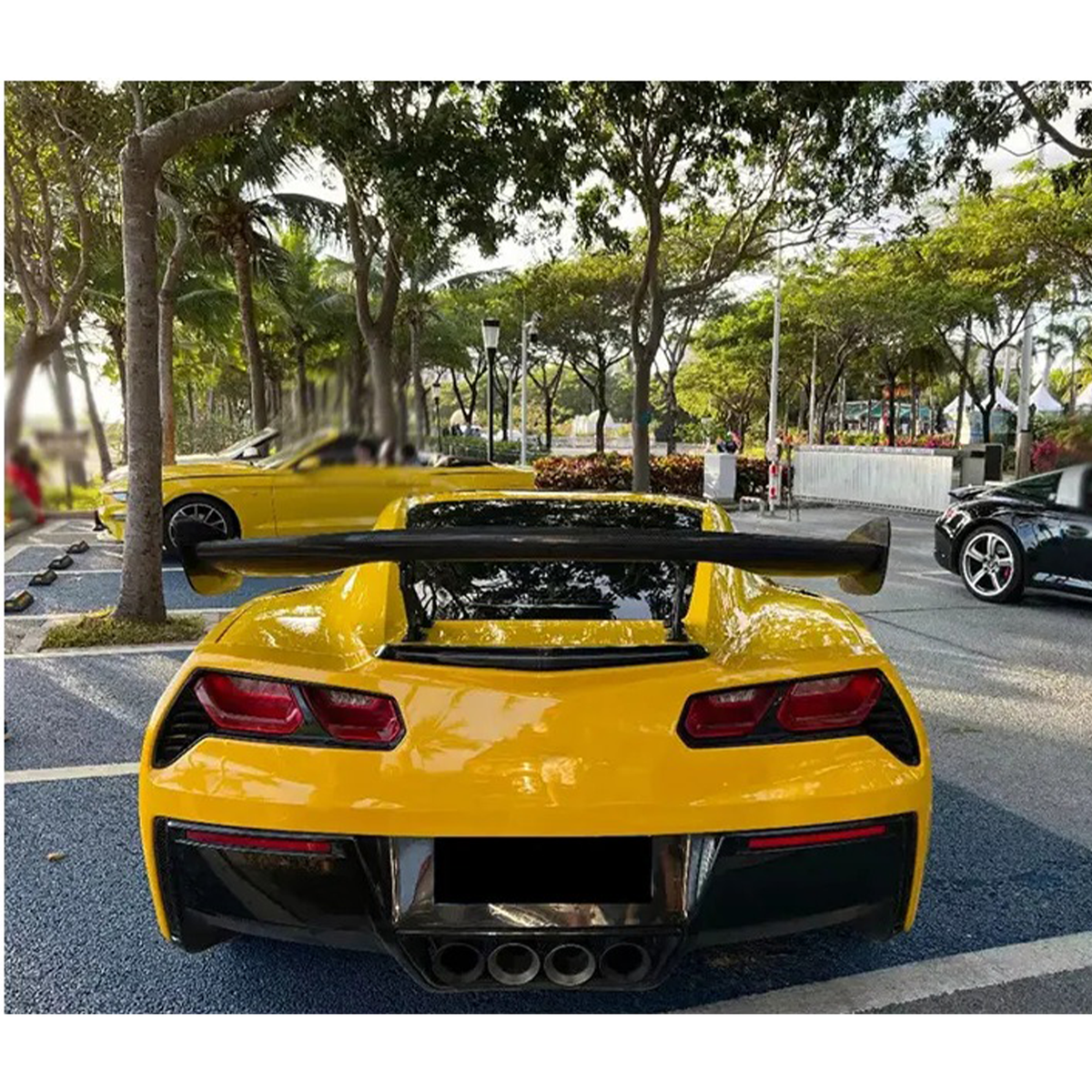 Carbon Fiber Rear GT Wing for Chevrolet Corvette C7