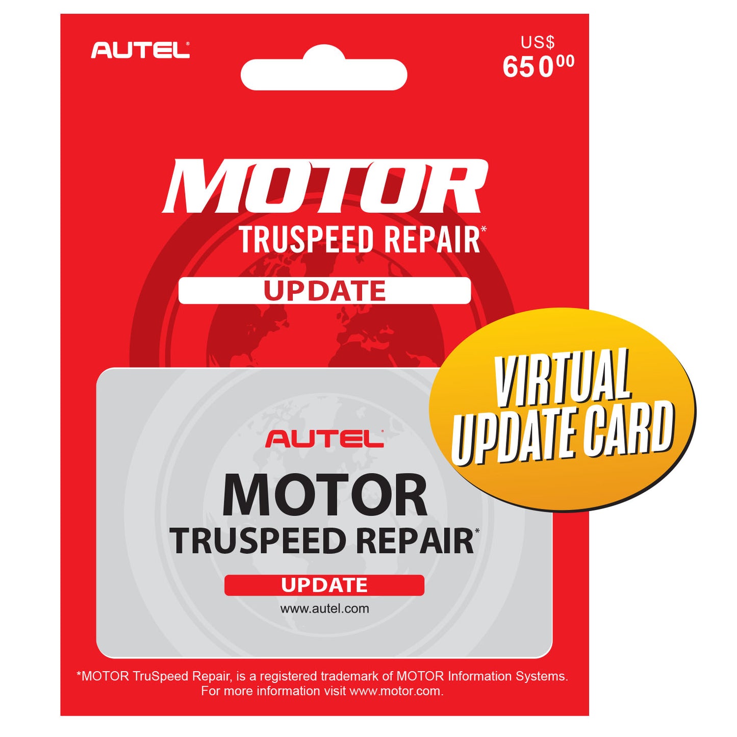 Virtual MOTOR TruSpeed Update Card