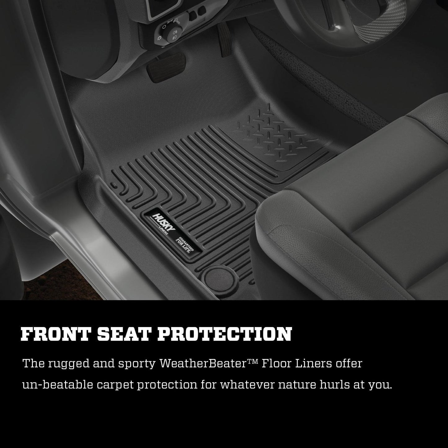 Husky Liners Weatherbeater - Front & 2nd Seat Floor Liners 99011