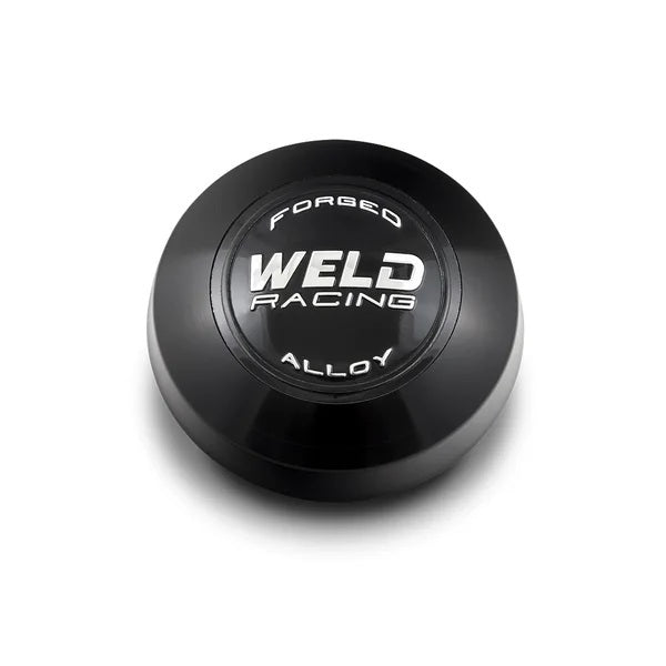 17X4.5 Lug Billet Cap W/O-Ring Black - P6135157B