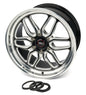 Weld Performance Laguna 6 Drag Gloss Black Wheels - S15300089P38