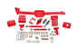 Watts Link  Body Mount  Rod Ends  Adjustable Axle Clamps