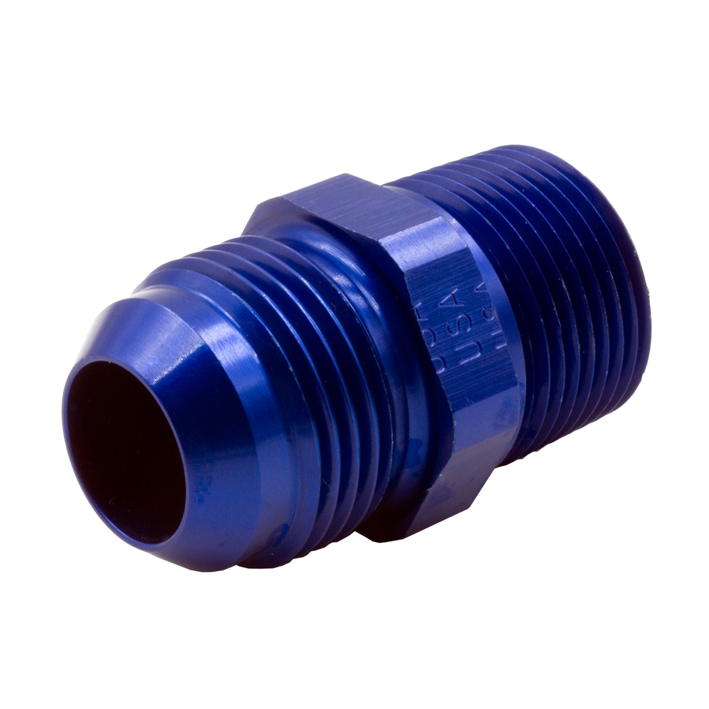 ADAPTER 12 AN TO 3/4 In. NPT BLUE ALUMINUM