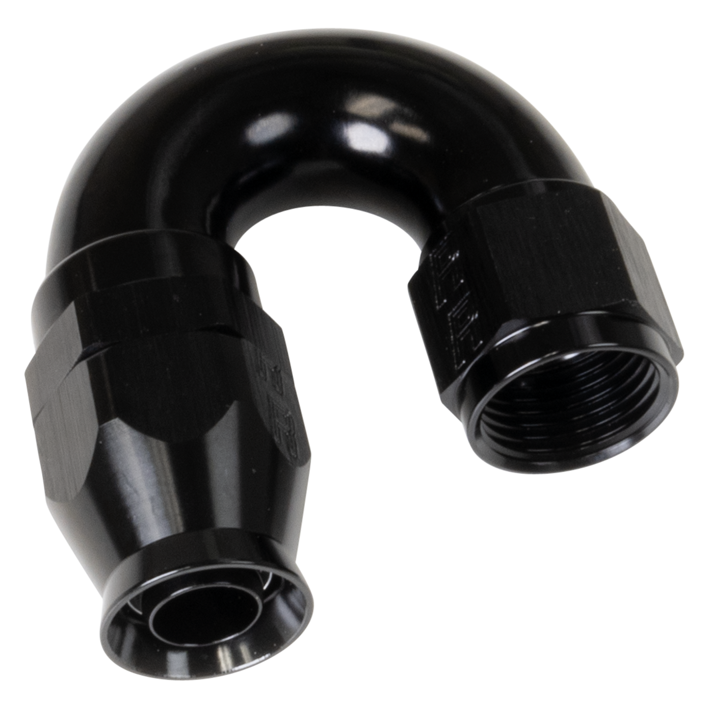 Black 180 -10 Pro PTFE Hose End