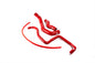 ISR Performance Silicone Radiator Hose Kit Nissan 350z 2003-2006 - Red