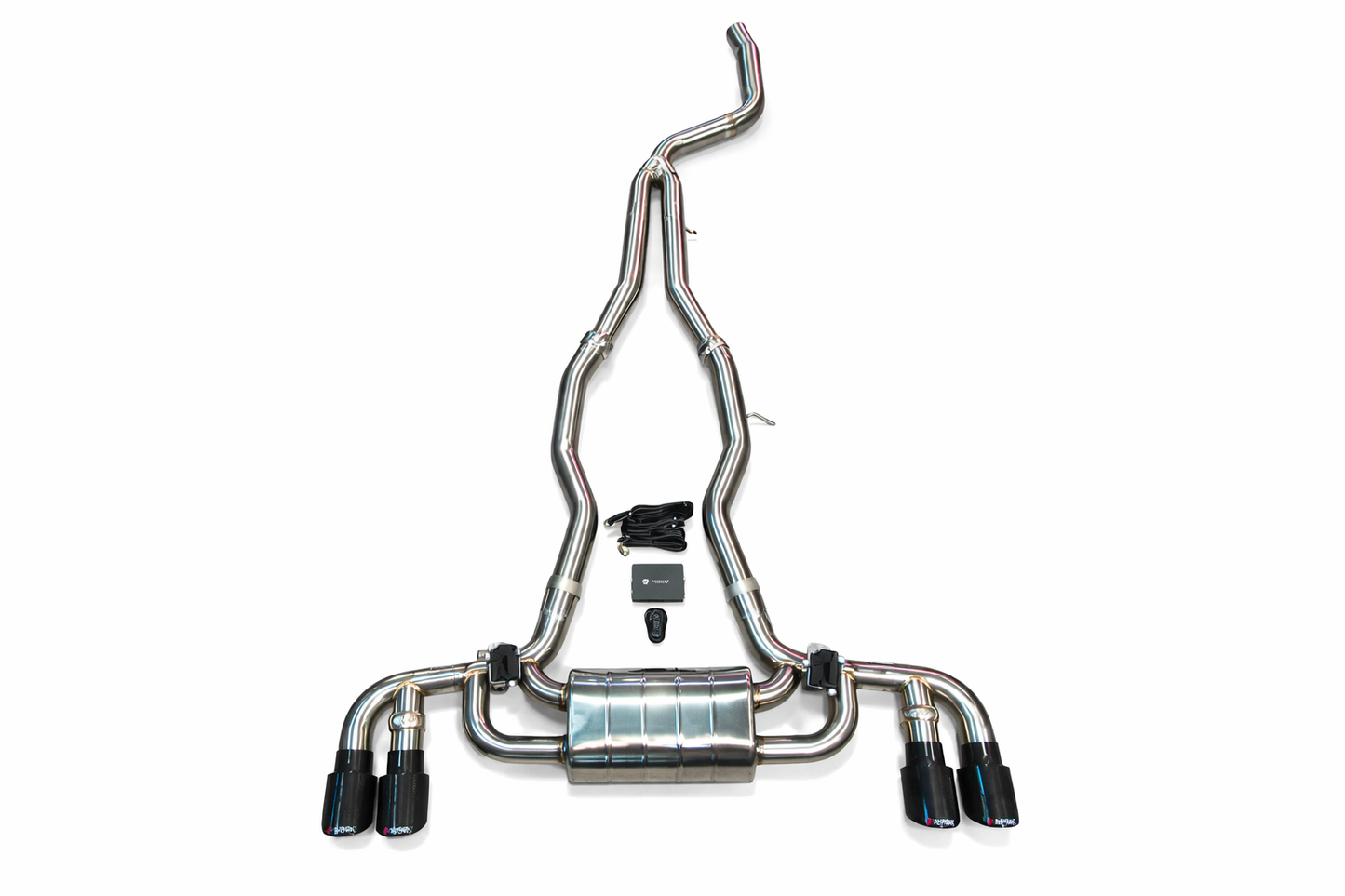 Valvetronic Designs BMW G29  Z4 M40  30i 3.0L 2.0L  Catback T304 Stainless Steel  Black 3.5" Outlet Tips BMW.Z4.G29.VSES.BR.BLK 2017-2025