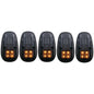 Anzo 1999-2002 Dodge Ram 3500 LED Cab Roof Light Kit Smoke 5pc