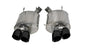 Corsa Performance 13-13 Ford Mustang Shelby GT500 5.8L V8 Black Sport Axle-Back Exhaust