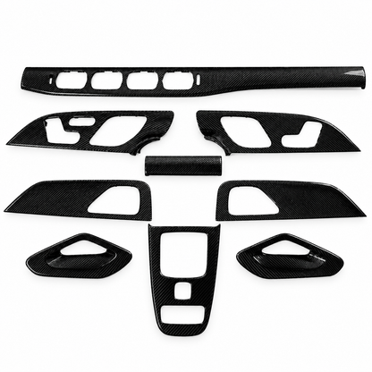 Prepreg Carbon Fiber Interior Trim Kit for Mercedes Benz W167 X167 GLE Coupe SUV