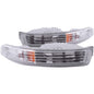 Anzo 1994-1997 Acura Integra Euro Parking Lights Chrome w/ Amber Reflector