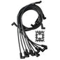 Accel Spark Plug Wires, Extreme 9000 Ceramic, Spiral Core, 8mm, Black, Black Ceramic 90 Degree - 9018CK