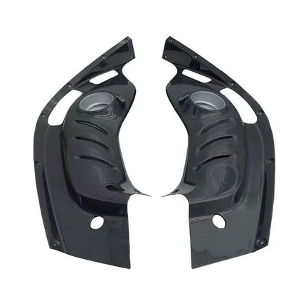 Dry Carbon Fiber Engine Bay Trim Kit Cover for Ferrari 296 GTB GTS