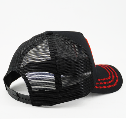 El Senor Gallo Trucker Leather patch Hat 3000 ENTRIES