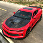 Dry Carbon Fiber Hood With Transparent Glass Window for Chevrolet Camaro