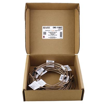 AGS Company Automotive Solutions LLC Brake Lines, EZ-Fit, Copper/Nickel, Natural, Front and Rear - CNC118KIT