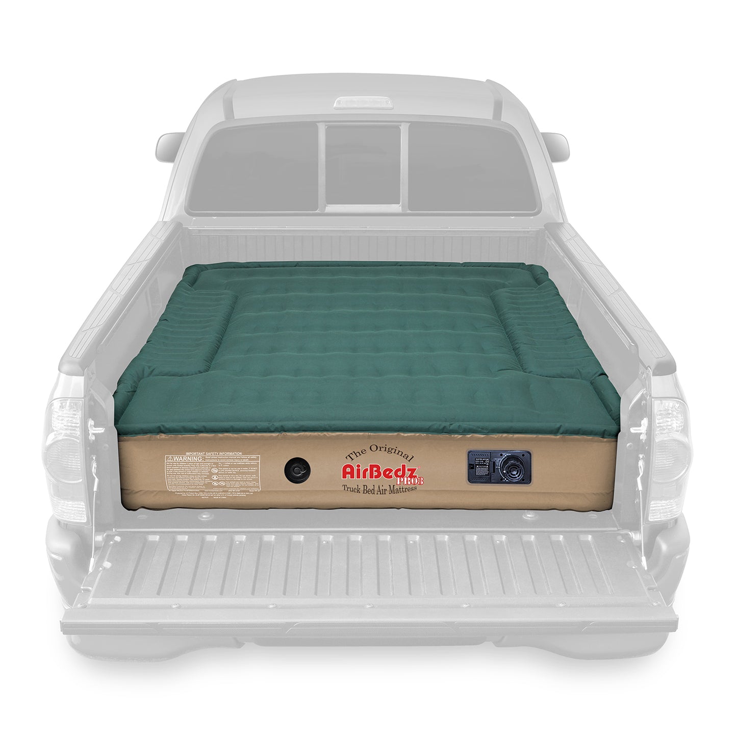 AirBedz Pro3 By Pittman Outdoors - PPI 302 Full Size 6.0'-6.5' Standard Bed With Built-in DC Air Pump - The Original Truck Bed Air Mattress
