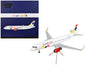 Airbus A320 Commercial Aircraft "Viva Air" White with Tail Graphics "Gemini 200" Series 1/200 Diecast Model Airplane by GeminiJets  free shipping USA
