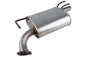 AP Exhaust Mufflers, AP Exhaust Challenge Mufflers, Steel, Baffled, Oval Case, Offset Inlet/Outlet - 2637