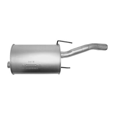 AP Exhaust Mufflers, MSL Maximum, Steel, Aluminized, Perforated Tube, Oval Case, Right Muffler - 700451