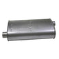 AP Exhaust Muffler, MSL, Oval, Baffled, Steel, Aluminized, 2.25 in. Offset Inlet/Outlet, 23.00 in. - 700473