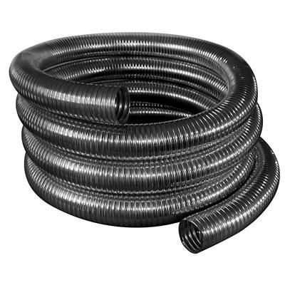 AP Exhaust Exhaust Flex Tubing, Galvanized Steel, 25 ft. Length, 1.125 in. Inlet Diameter, Each - 8861