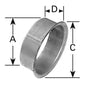 AP Exhaust Exhaust Tubing, AP Exhaust Pipe Flared Adapters, 3.00 in. Diameter Pipe, 2.20 in. - 9479