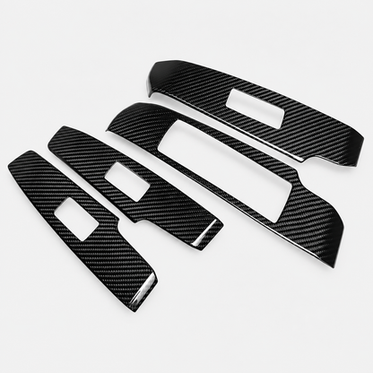 Prepreg Carbon Fiber Interior Door Handle Panel Trim for Lexus IS250 IS300 IS350