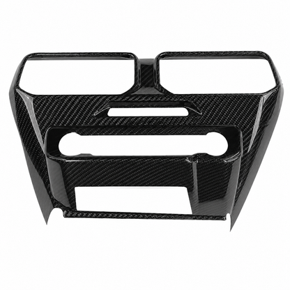 Dry Carbon Fiber Center Air Vent Trim Cover for Ford Mustang S650
