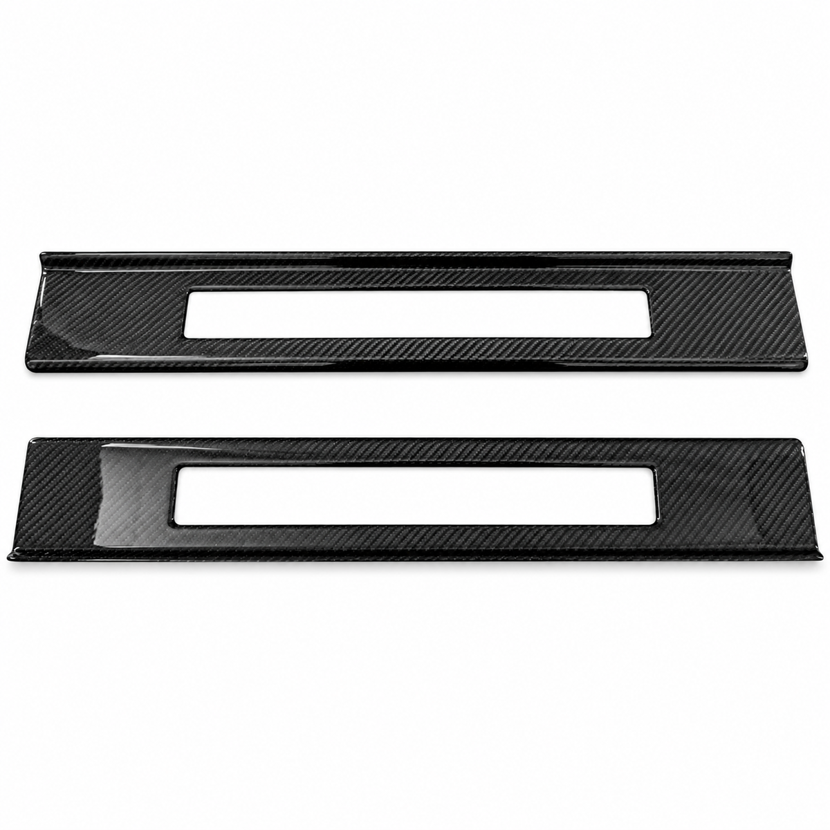 Dry Carbon Fiber Door Sill Scuff Plates for Ford Mustang S650