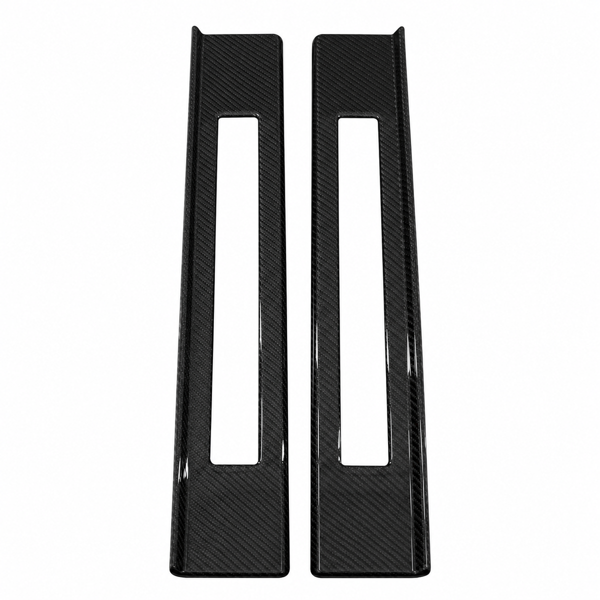 Dry Carbon Fiber Door Sill Scuff Plates for Ford Mustang S650