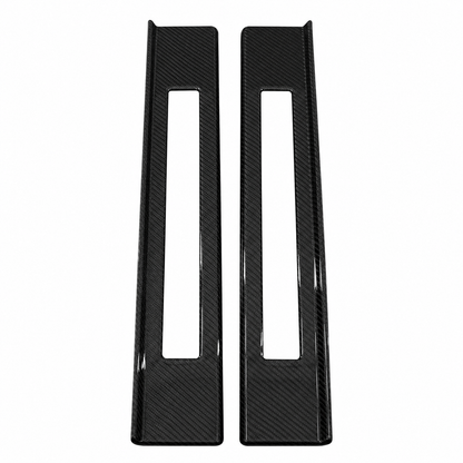 Dry Carbon Fiber Door Sill Scuff Plates for Ford Mustang S650