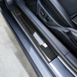 Dry Carbon Fiber Door Sill Scuff Plates for Ford Mustang S650