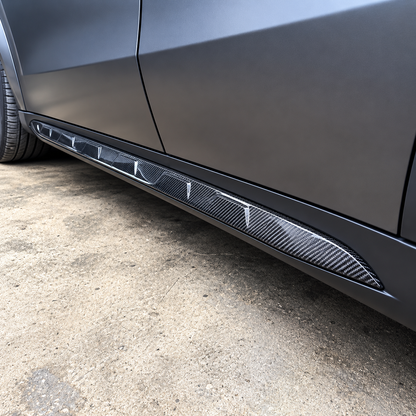 Dry Carbon Fiber Side Skirt Trim for Mercedes Benz GLA X156