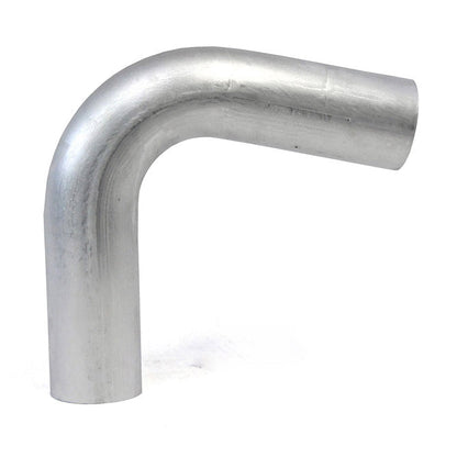 HPS Performance Products HPS 3-1/2" OD 110 Degree Bend 6061 Aluminum Elbow Pipe Tubing 16 Gauge w/ 5-5/8" CLR
