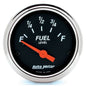 AutoMeter Gauge, Designer Black, Fuel Level, Empty/Full, 0 Ohms/30 Ohms, 2 1/16 in., Analog - 1425