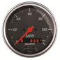 AutoMeter Speedometer, GPS Enabled, Designer Black, 0-120 mph, 3 3/8 in., Analog, Electrical - 1449