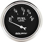 AutoMeter Gauge, Old Tyme Black, Fuel Level, Empty/Full, 73 Ohms/8-12 Ohms, 2 1/16 in., Analog - 1716