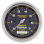 Auto Meter Marine Tachometer Gauge, Analog, 0-7,000 rpm, 3 3/8 in. Diameter, Full Sweep - 20089040
